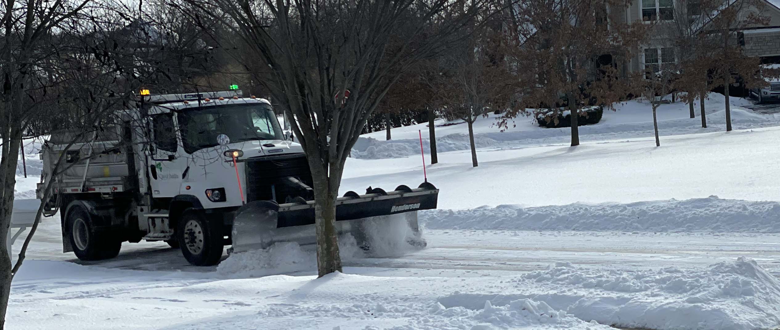 Snow Plow in Action